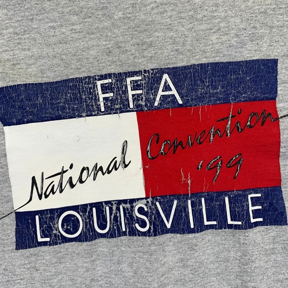 VINTAGE 1999 FFA National Convention Longsleeve T-Shirt XXL Grey Louisville - Picture 3 of 13